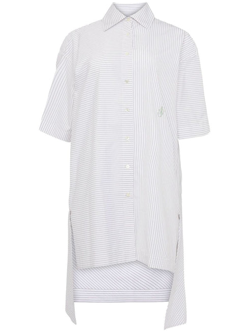 JW ANDERSON PINSTRIPE SHIRT DRESS